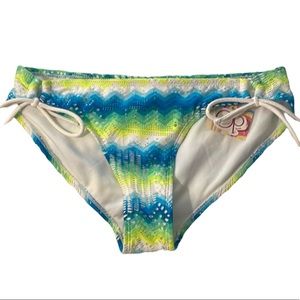 Yellow & Blue OP Bikini Bottoms